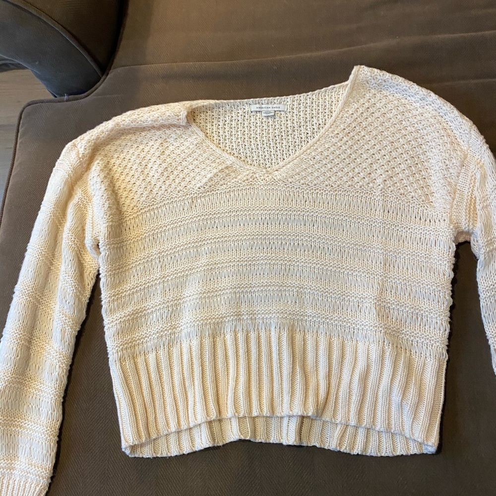 Cable knit sweater